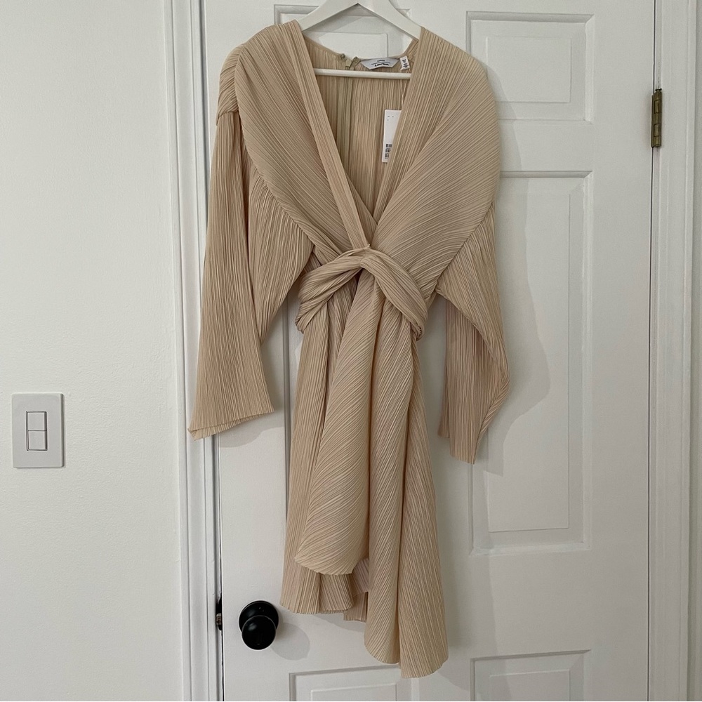 NWT & other stories pleated modern contemporary flowy minimalist dress
